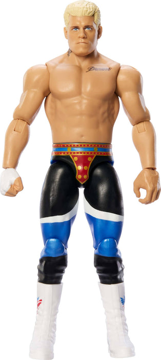 Mattel WWE Cody Rhodes “The American Nightmare” Action Figure, Main Event Series #153 6-inch Collectible with 10 Articulation Points & Life-Like Look, JCV37