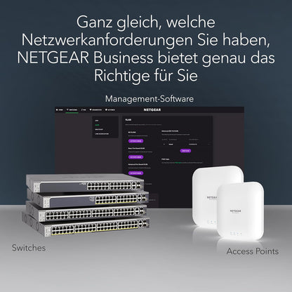 NETGEAR PoE Switch 5 Port Gigabit Ethernet Plus Network Switch, GS305P, with 4 x PoE+, 63W, Desktop or Wall Mount