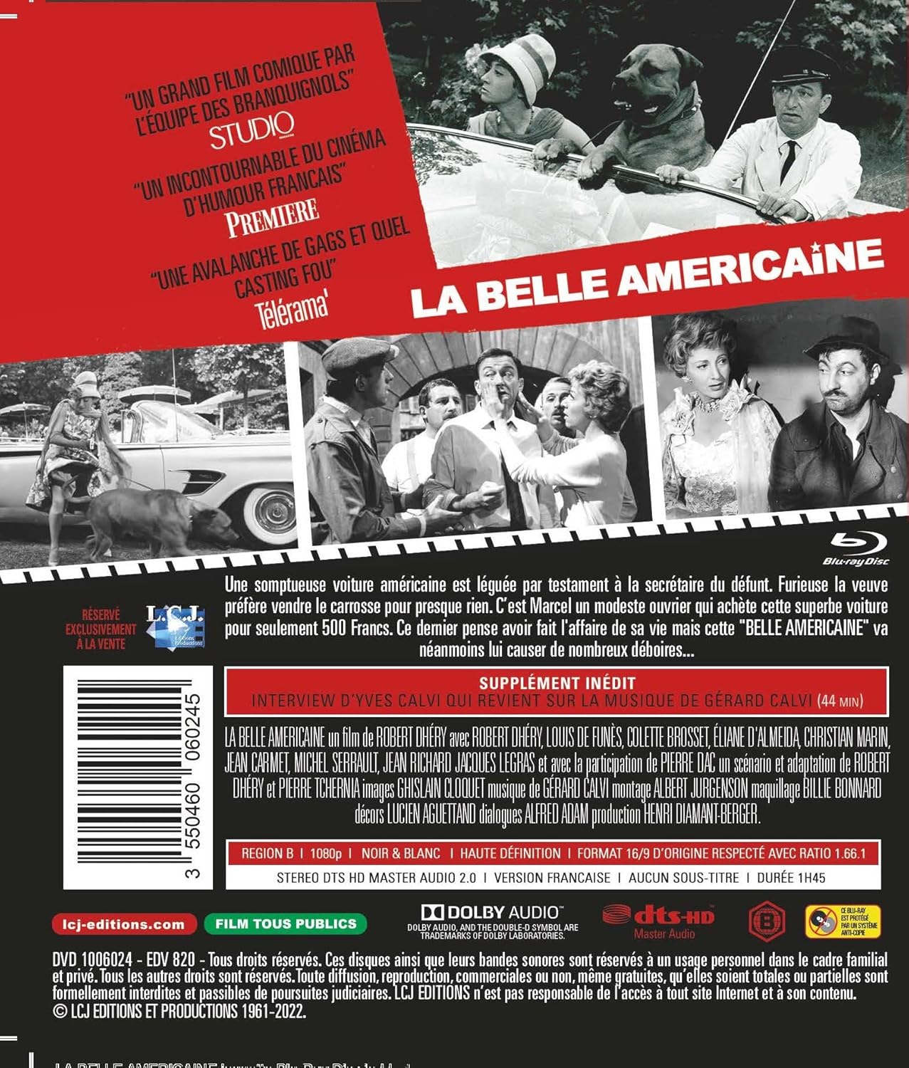 La Belle Americaine/Blu-Ray