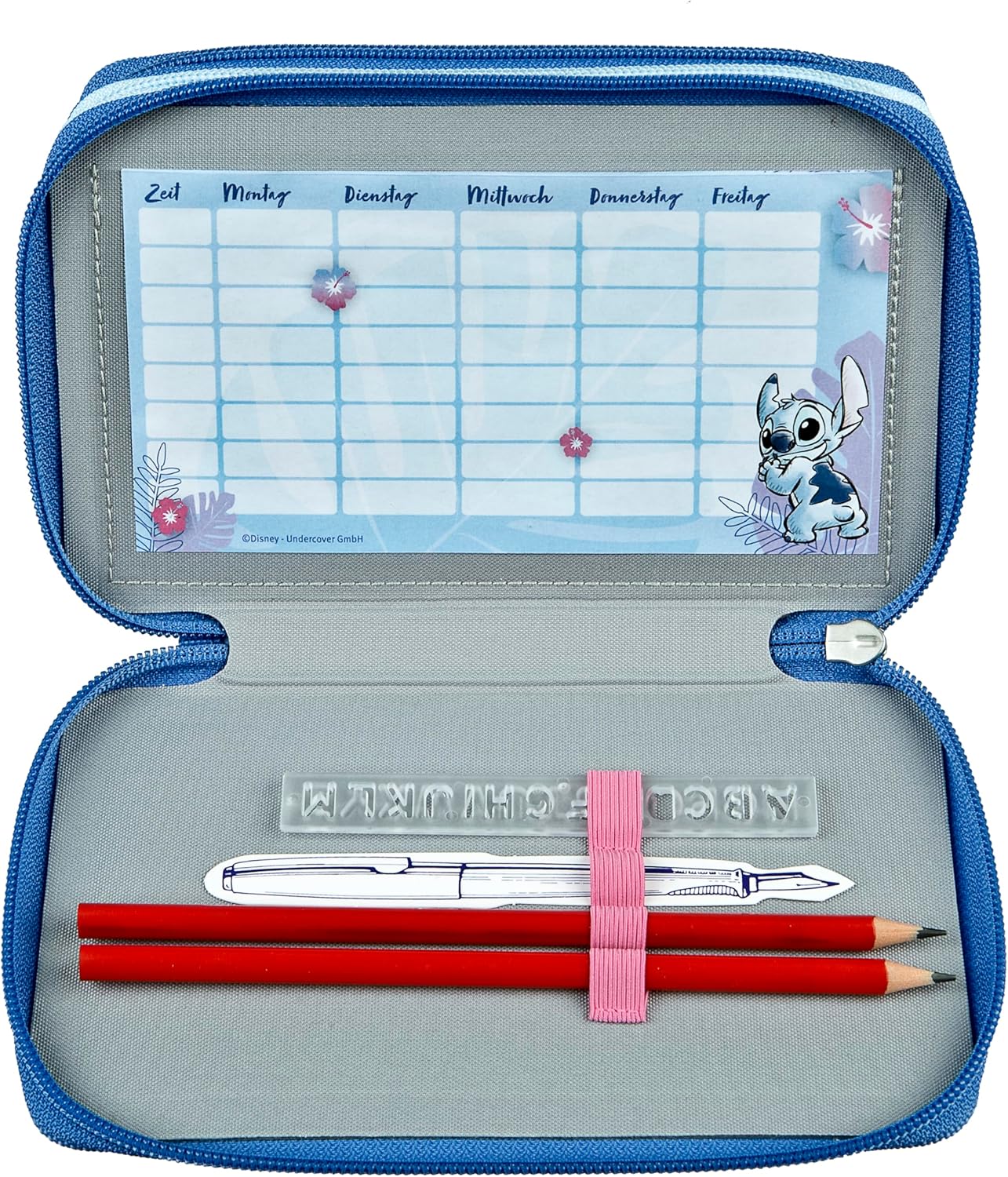 Undercover - Stitch Gevuld 3-Vaks Etui