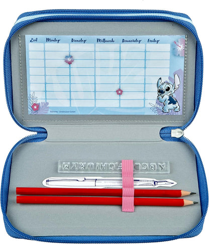 Undercover - Stitch Gevuld 3-Vaks Etui
