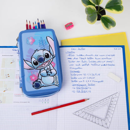 Undercover - Stitch Gevuld 3-Vaks Etui