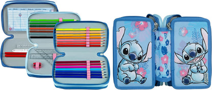 Undercover - Stitch Gevuld 3-Vaks Etui