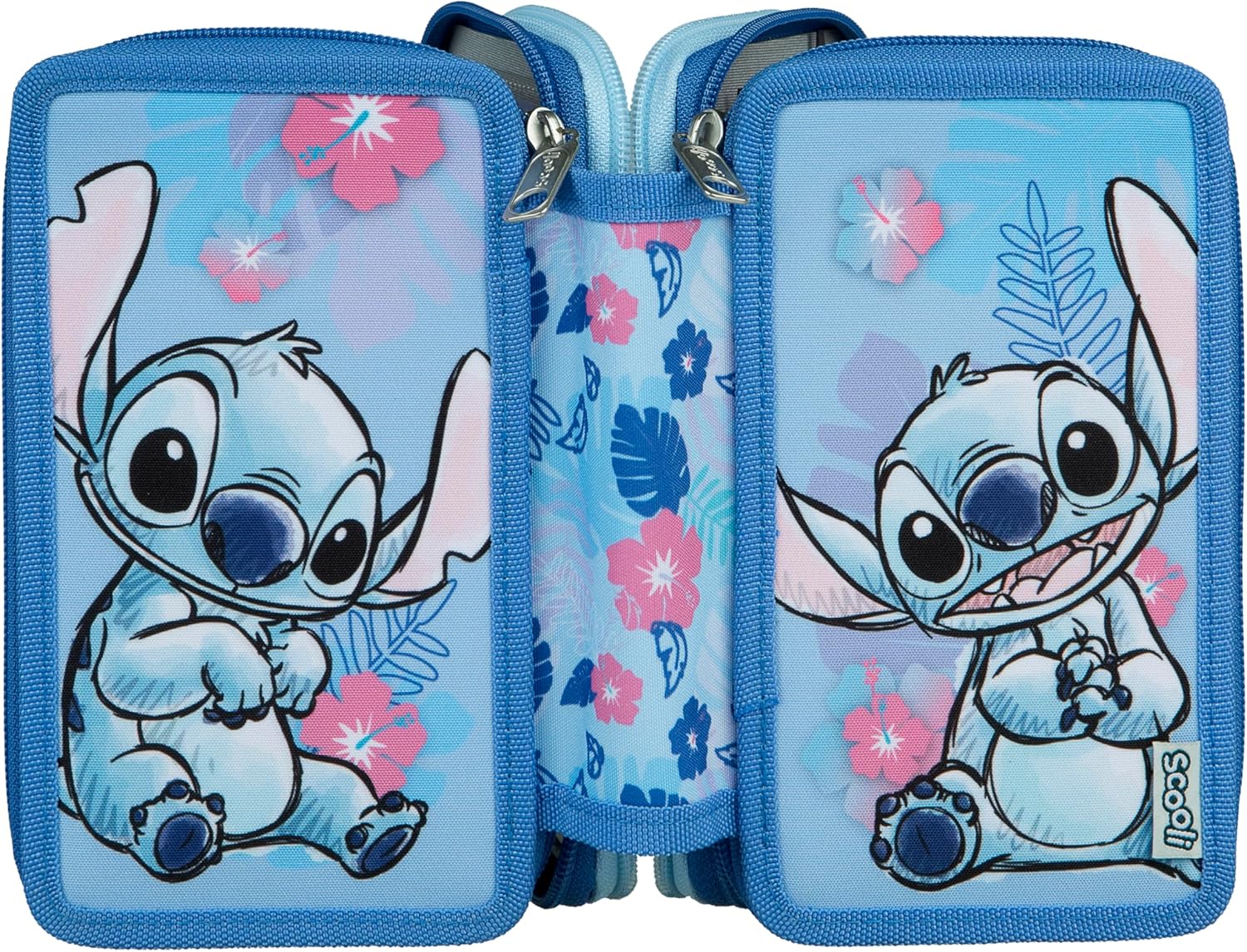 Undercover - Stitch Gevuld 3-Vaks Etui