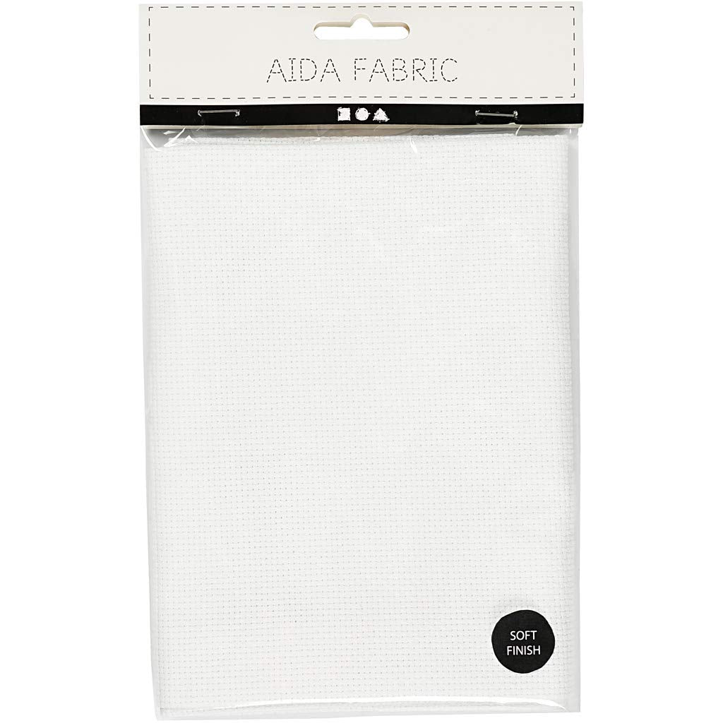 Creativ Company - Aida Wit 70 Vierkanten per 10 cm 50x50cm
