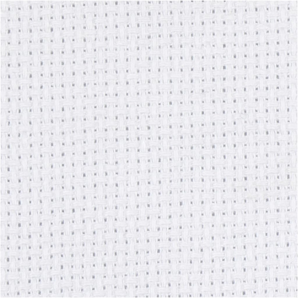 Creativ Company - Aida Wit 70 Vierkanten per 10 cm 50x50cm