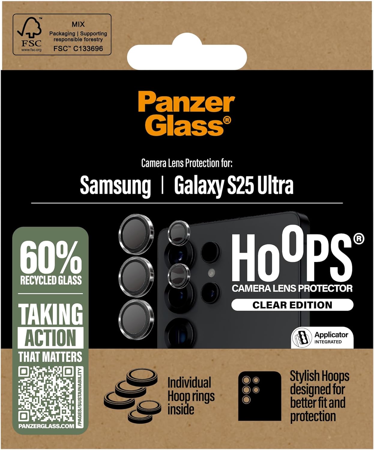 PanzerGlass Hoops Lens Protector Galaxy S25 Ultra