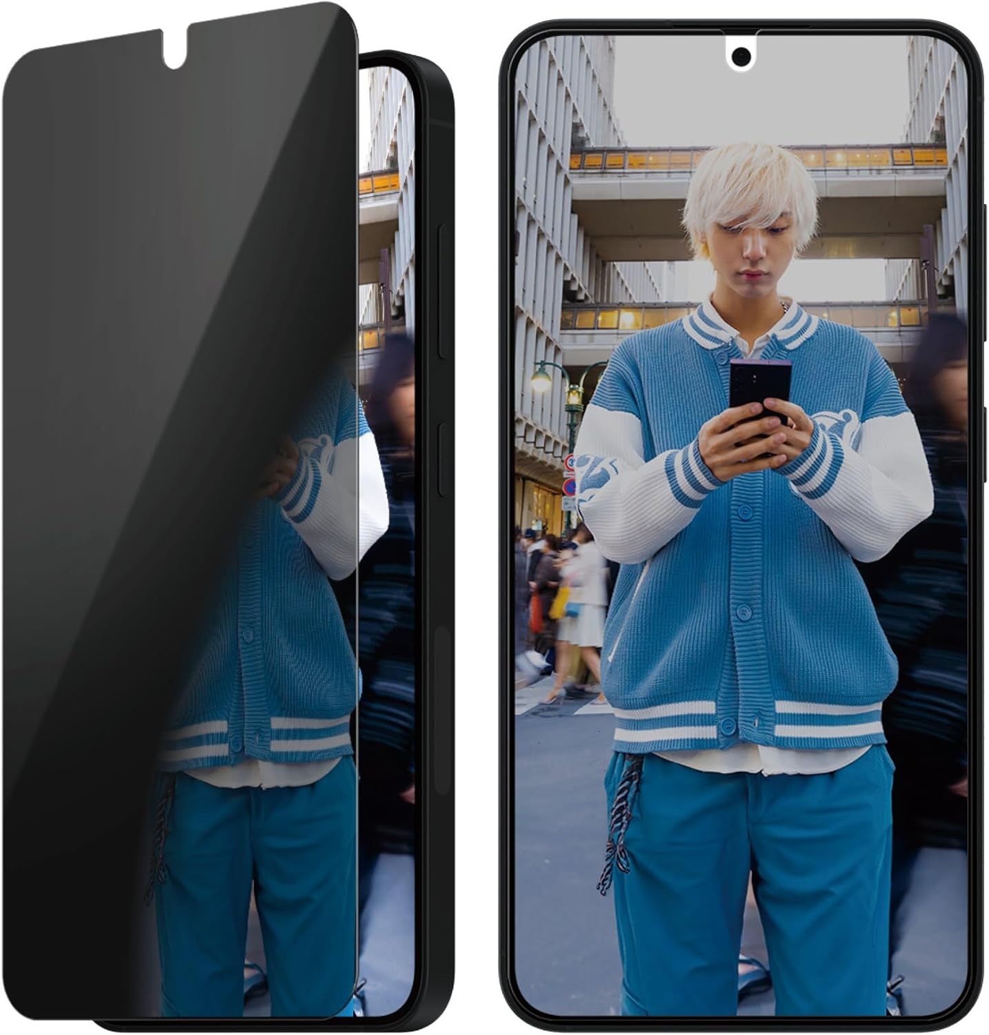 PanzerGlass® Privacy Screen Protector for Samsung Galaxy S 2025, Ultra-Wide Fit