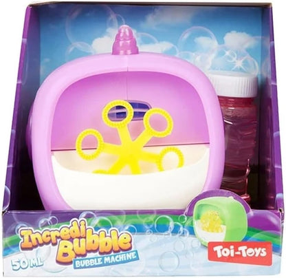 Toi-Toys Macchina per bolle di sapone Cube 3Var funzionamento a batteria