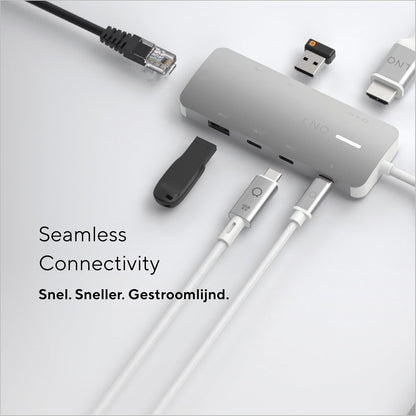 Linq - 8In1 8K Pro 140W Usb-C Multiport Hub