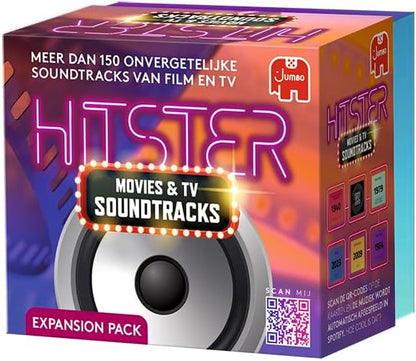 Jumbo Hitster Movies & TV Soundtracks Erweiterungsset, Party Game, Musikspiel, Actionspiel