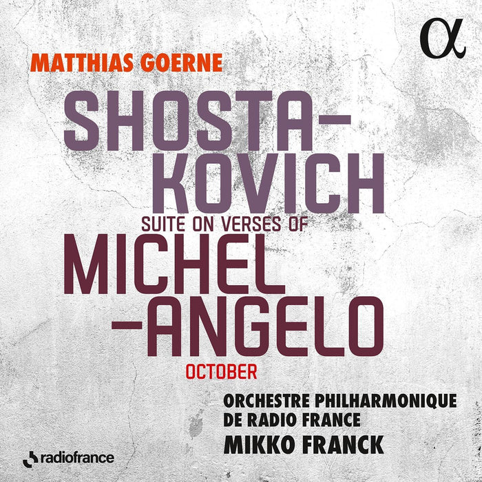 Shosta-Kovich: Suite On Verses of Michel-Angelo/October