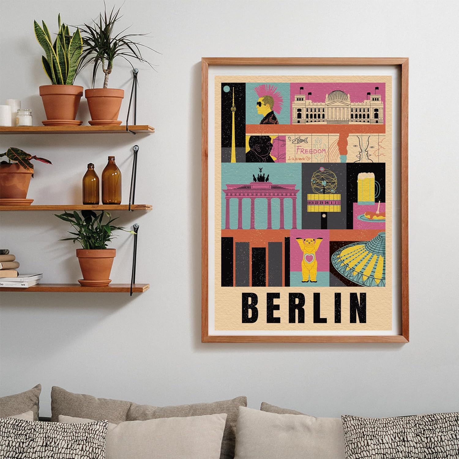 Clementoni Berlin Puzzle 1000 Teile Erwachsene - Deutschland Puzzle Erwachsene in 70 x 50 cm - Puzzle Erwachsene anspruchsvoll von Clementoni 39845
