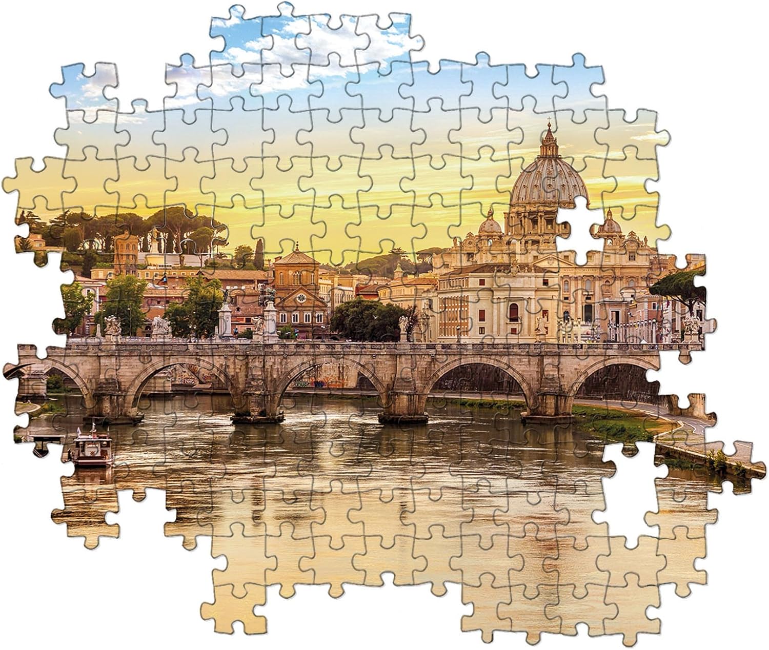 Clementoni Puzzel - Rome 1500 Stukjes - Puzzel Voor Volwassenen 14-99 Jaar, Italy, Colosseum, Gemaakt In Italië 31717