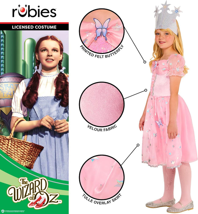 Rubie's Official Wizard of Oz Glinda Costume 9-10 Years