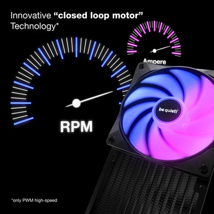 be quiet! Light Wings LX High Speed 120mm ARGB Black PWM Triple Fan Pack