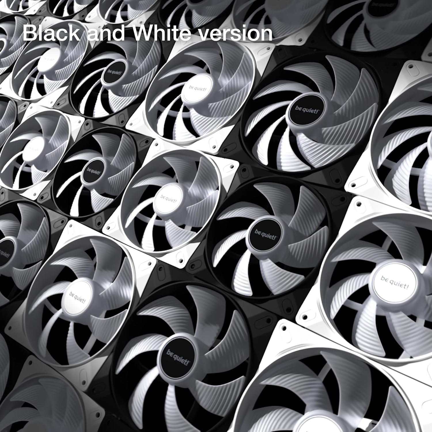 be quiet! Light Wings LX PWM Ventilateur haute vitesse 140 mm avec 3 ventilateurs, moyeu lumineux et pales givrées Plusieurs couleurs et effets, câble ARGB avec option de connexion en série