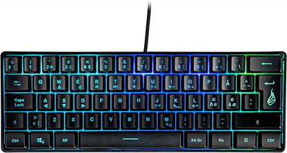 Surefire - Kingpin X1 60% Gaming Rgb Keyboard Qwerty (Nor