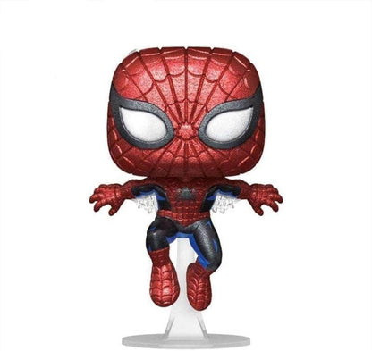 Funko 68371 Pop! Marvel: Beyond Amazing - Spider-man (Glitter Diamond Special Edition) #593