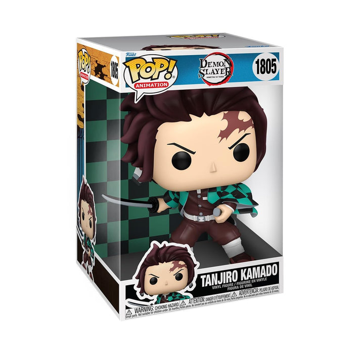 Funko POP! Jumbo: Demon Slayer - Tanjiro - Collectable Vinyl Figure - Gift Idea - Official Merchandise - Toys for Kids & Adults - Anime Fans - Model Figure for Collectors and Display
