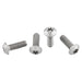 Wolf Tooth Titanium Bottle Cage Bolts Low Profile Silver One Size