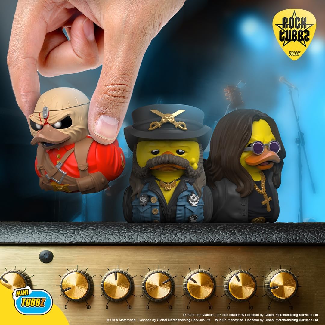 TUBBZ Mini: Motorhead - Lemmy Cosplaying Rubber Duck Vinyl Figure