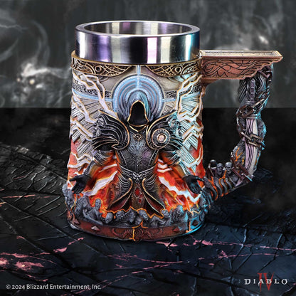 Nemesis Now Diablo® IV Inarius Tankard 15.5cm, Resin, Official Diablo® IV Merchandise, Diablo IV Collectible Beer Mug, Cast in The Finest Resin, Expertly Hand-Painted