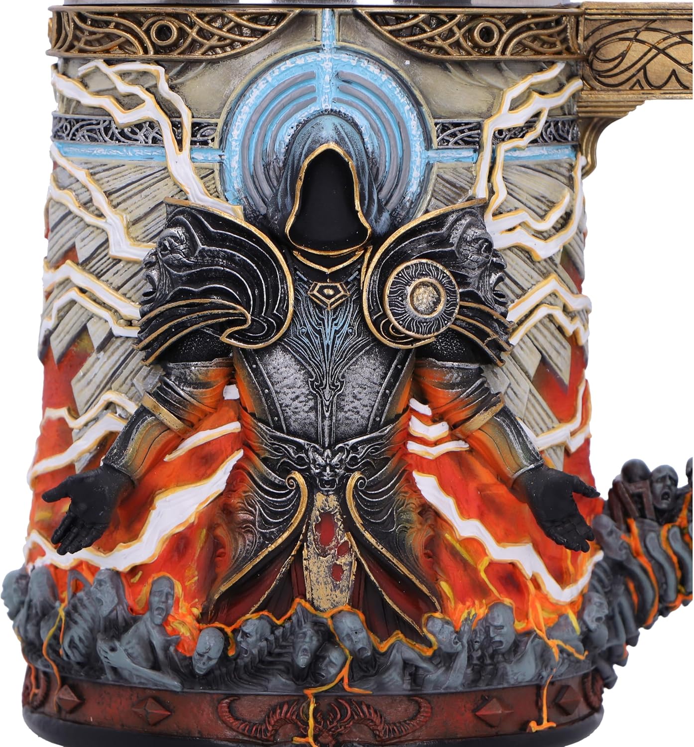 Nemesis Now Diablo® IV Inarius Tankard 15.5cm, Resin, Official Diablo® IV Merchandise, Diablo IV Collectible Beer Mug, Cast in The Finest Resin, Expertly Hand-Painted