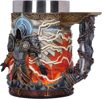 Nemesis Now Diablo® IV Inarius Tankard 15.5cm, Resin, Official Diablo® IV Merchandise, Diablo IV Collectible Beer Mug, Cast in The Finest Resin, Expertly Hand-Painted
