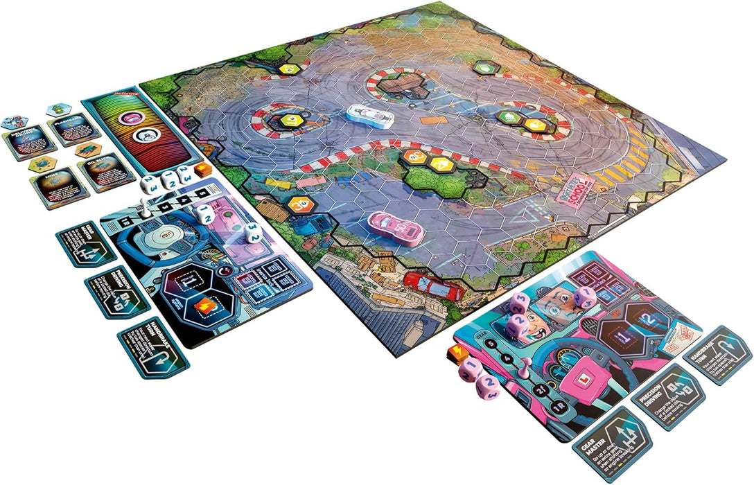 Rebellion Unplugged | JOYRIDE DUEL: Next Gen | Racing Board Game | Ages 14+ | 2 Players | 20-40 Minutes Playing Time