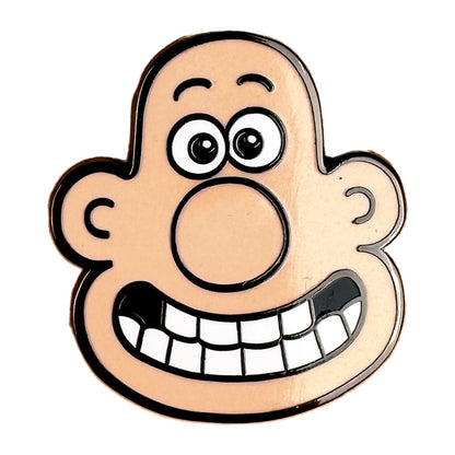 Pawprint Family | Wallace Head Enamel Pin Badge | Wallace and Gromit Official Merchandise