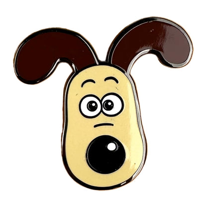 Pawprint Family | Gromit Head Enamel Pin Badge | Wallace and Gromit Official Merchandise