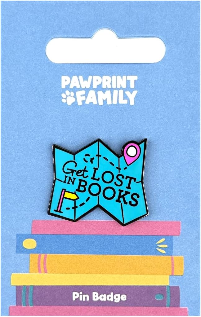 Pawprint Family | Get Lost in Books Enamel Pin Badge | World Book Day Official Merchandise