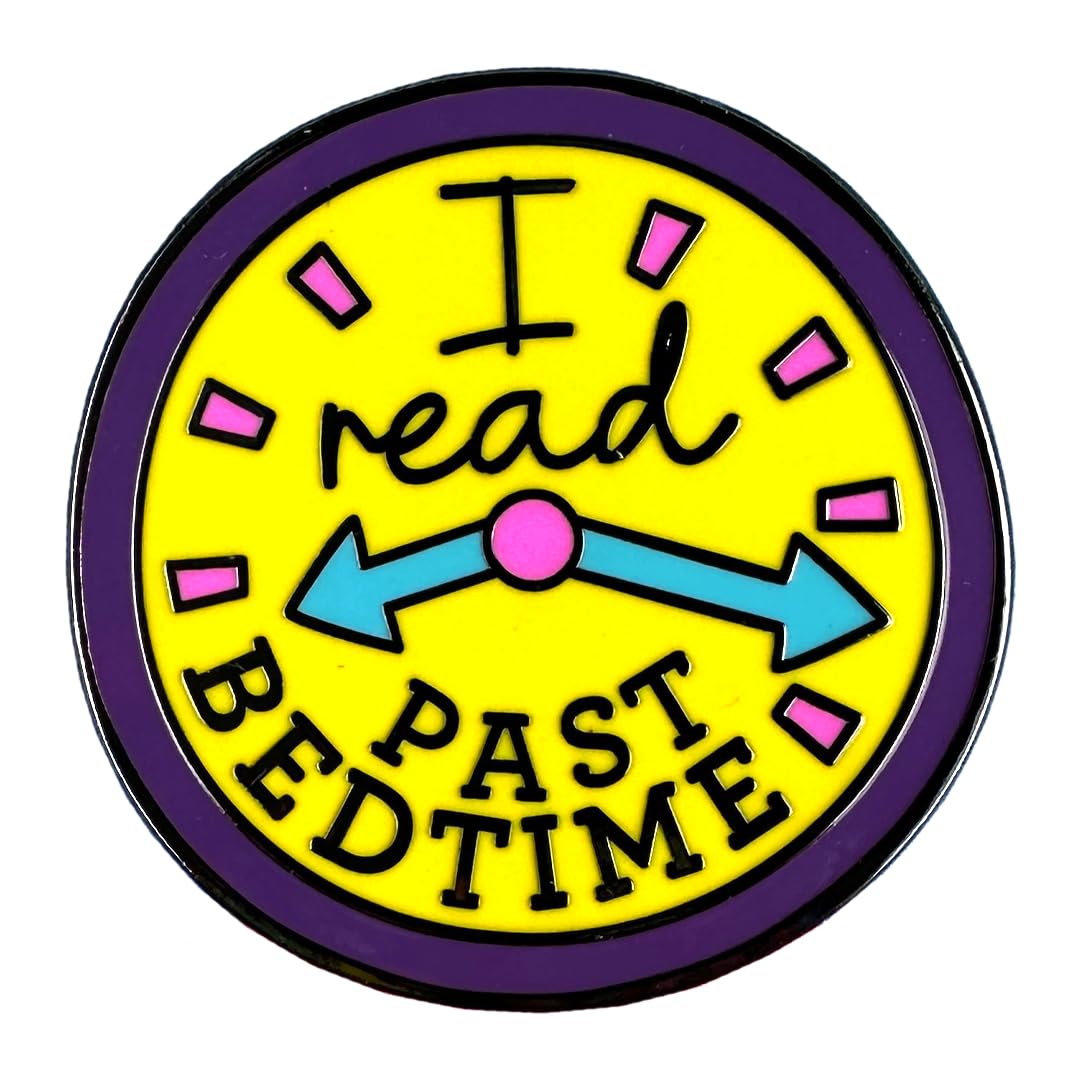 Pawprint Family | I Read Past Bedtime Enamel Pin Badge | World Book Day Official Merchandise
