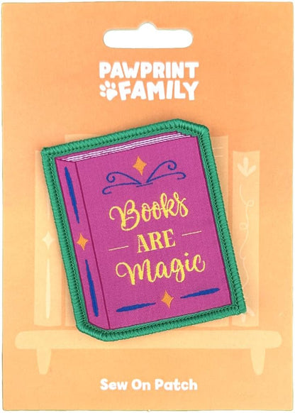 Pawprint Family | Books are Magic Sew on Patch | World Book Day Official Merchandise