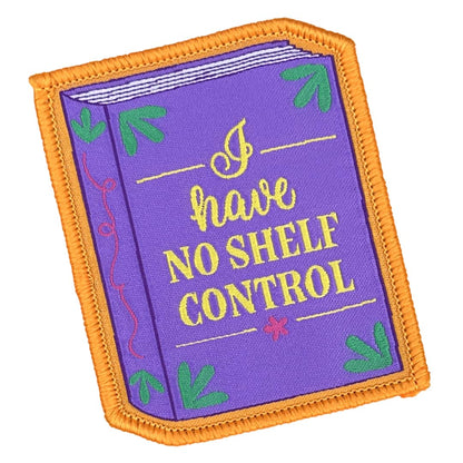 Pawprint Family | I Have No Shelf Control Sew on Patch | World Book Day Official Merchandise