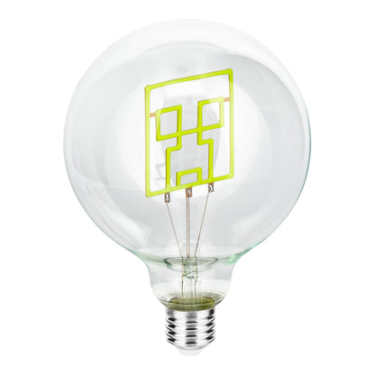 Paladone Minecraft Decorative LED Neon E27 Screw Bulb - Add to Any Edison Compatible Lamp, Officially Licensed Gaming Collectible Gift, for Bedrooms & Homes, Green