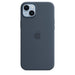 Apple - Back Cover For Mobile Phone - Magsafe Compatibility - Silicone - Storm Blue - For Iphone 14 Plus