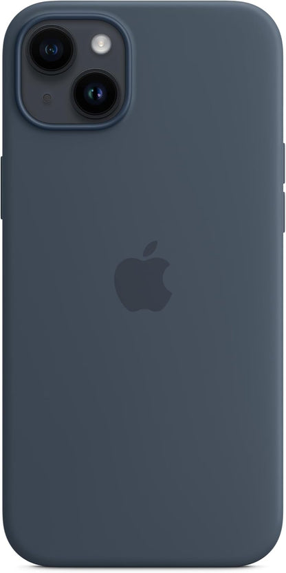 Apple - Back Cover For Mobile Phone - Magsafe Compatibility - Silicone - Storm Blue - For Iphone 14 Plus