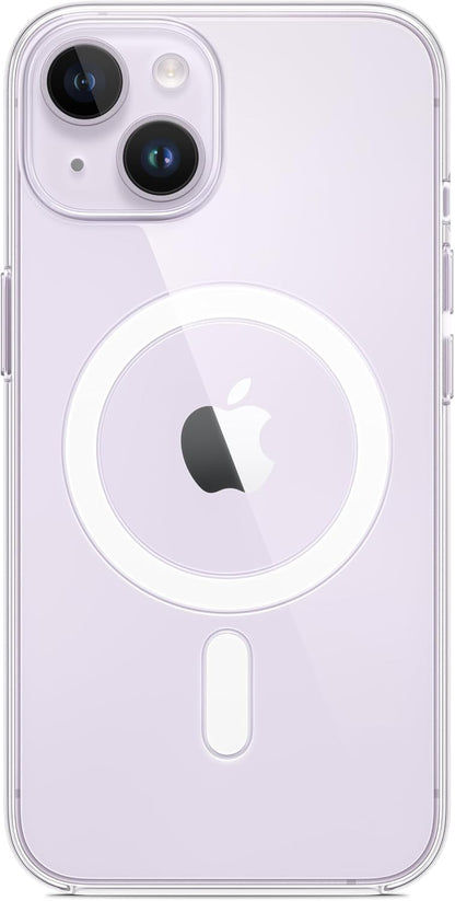 Apple - Back Cover For Mobile Phone - Magsafe Compatibility - Polycarbonate - Clear - For Iphone 14