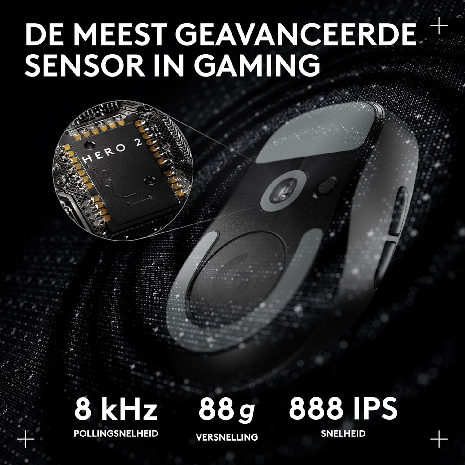 Logitech G PRO X SUPERLIGHT 2 DEX draadloze gamingmuis, 60g Pro-Grade rechtshandige muis met 5 programmeerbare knoppen, opladen via USB-C, 44K DPI sensor, tot 8 kHz polling voor PC/Mac - Zwart