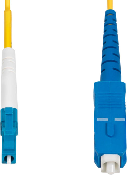 StarTech.com Câble Fibre Optique de 5m Simplex Monomode LC à SC (UPC) OS2, 9/125µm, 40G/100G, Cordon Patch Fibre Optique LSZH