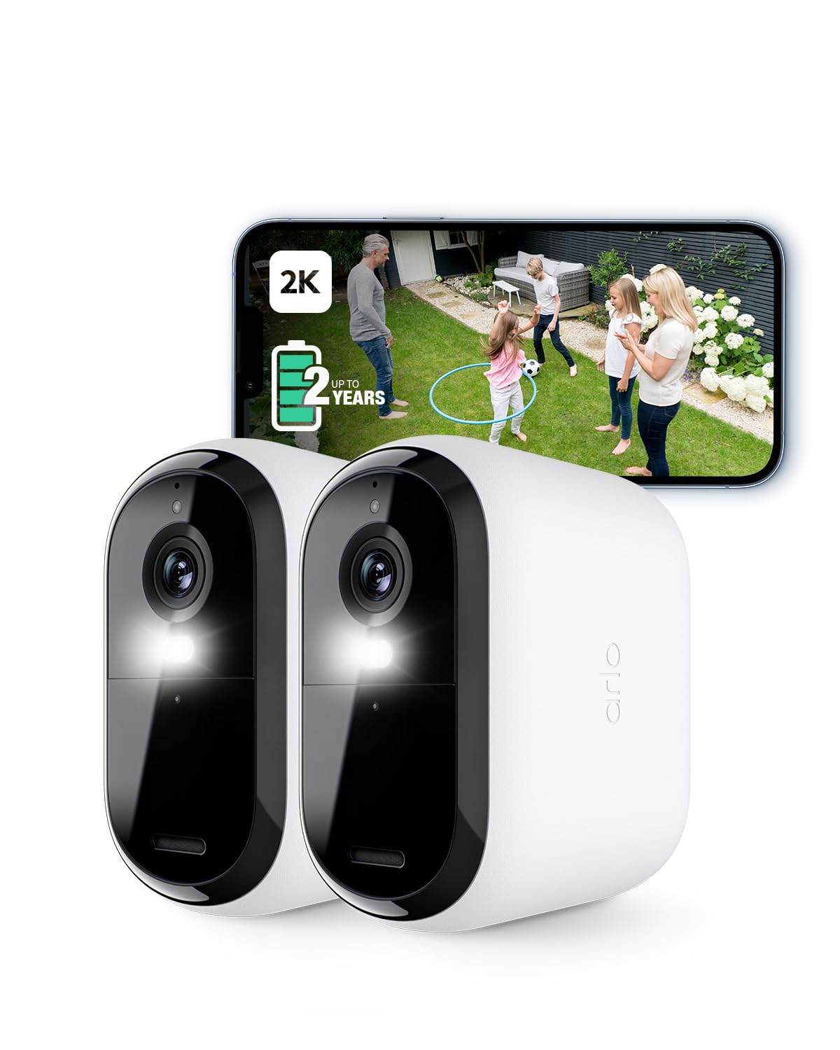 Essential2 XL 2k Outdoor Camera 2-Pack