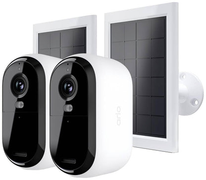 Essential2 2k Outdoor Camera 2-Pack W/2-Solar Panel BNDL