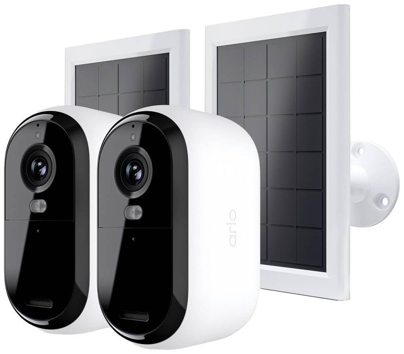 Essential2 2k Outdoor Camera 2-Pack W/2-Solar Panel BNDL