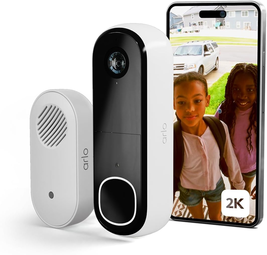 Essential2 Video Doorbell 2k With Chime V2 BNDL
