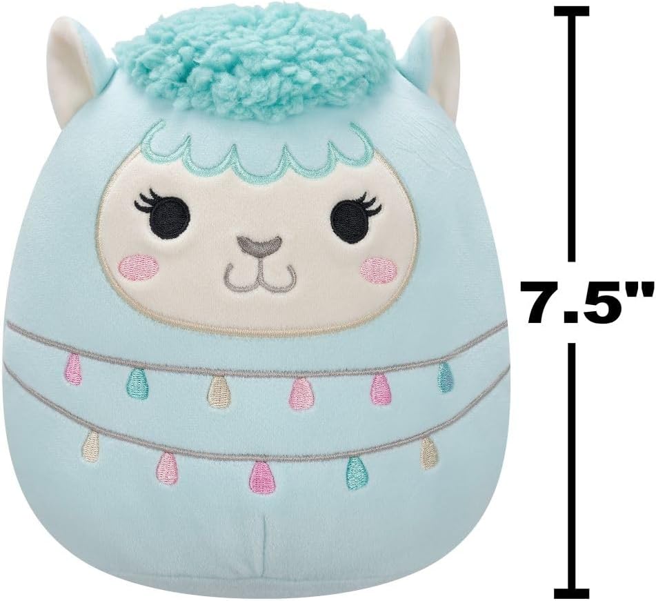 Squishmallows Original 7.5-Inch Lorna the Light Teal