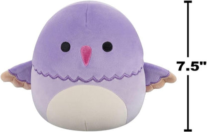 Squishmallows Original 7.5-Inch Charmaine the Violet Crowned
