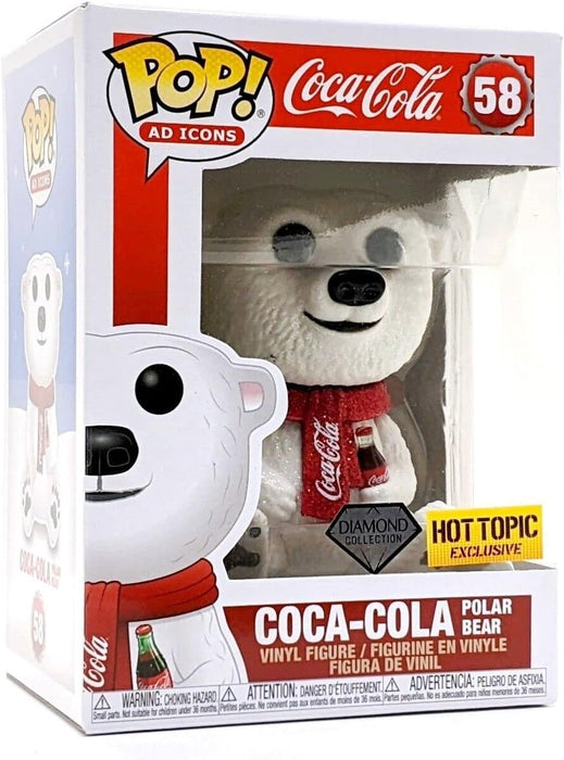 Funko Pop! Ad Icons Coca-Cola Polar Bear Diamond Exclusive