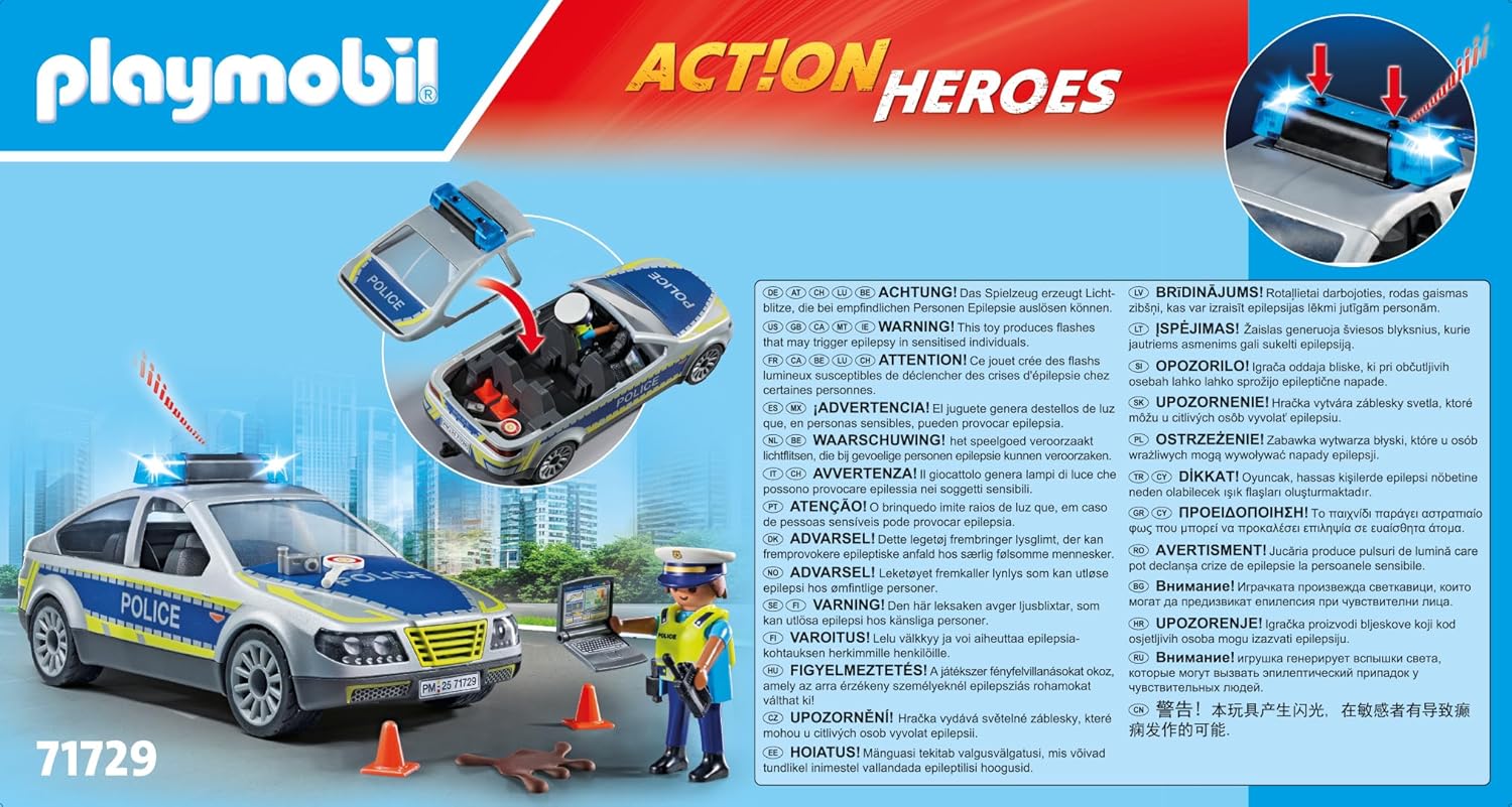 Playmobil - Police Patrol Car (71729)